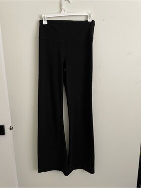 204 American Eagle Outfitters Black Wide-Leg High-Waist Pants